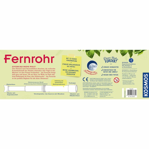 Fernrohr, Experimentierkasten