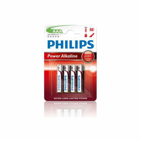 Baterie Philips AAA / R03 4 ks.