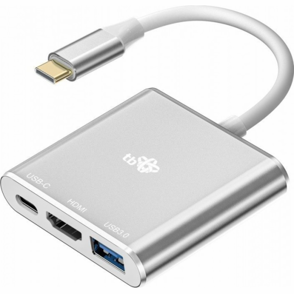 TB adapter USB-C 3v1 - HDMI, USB, PD