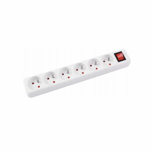 Office Products Supply Strip 6 MIAS 3 m White (13116341-14)