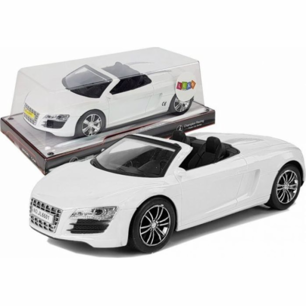 LEANToys natahovací auto kabriolet bílý 1:18