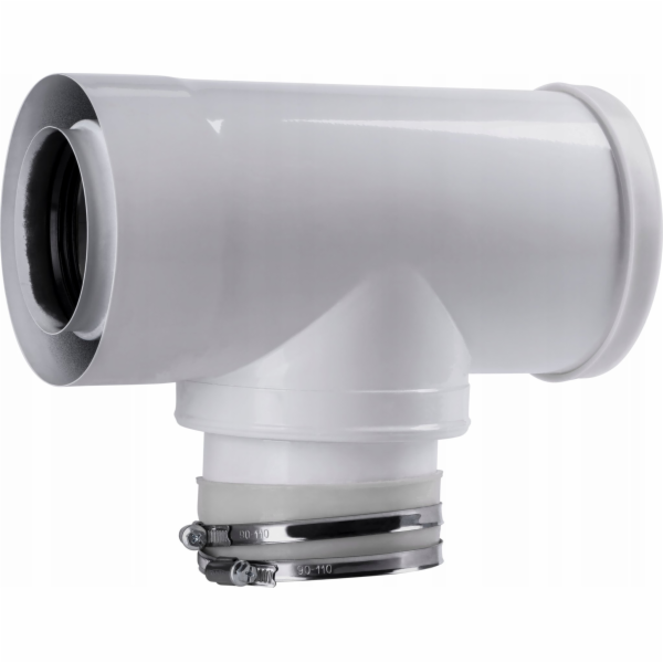 Spiroflex 60/100-80/125 Adaptervst (TEE) WHITE