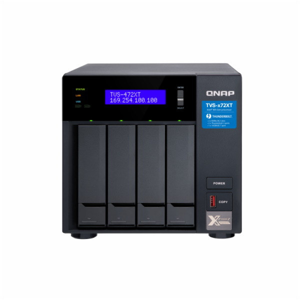 QNAP TVS-H474 NAS Tower Intel® Pentium® G7400 8 GB DDR4 Q...