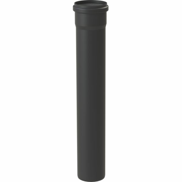 Almeva STARR Trubka s hrdlem 0,25m DN80 UV Stabilní Černá