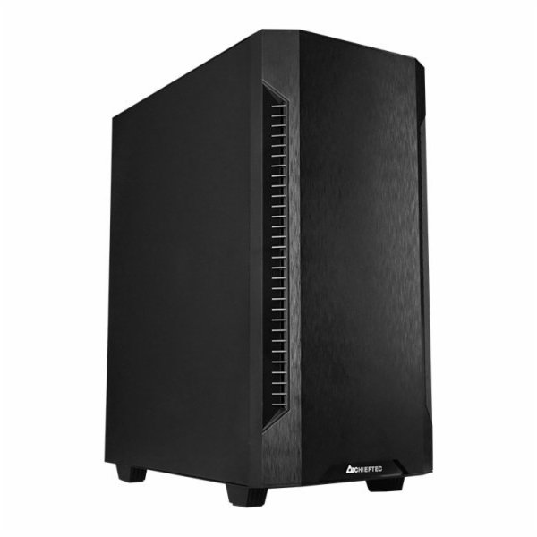 CHIEFTEC skříň AS-01B-OP, mini-ITX, Black, bez zdroje