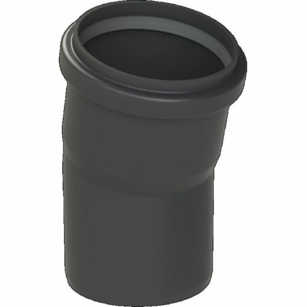 Almeva STARR Koleno 15° DN60 UV stabilní Černá