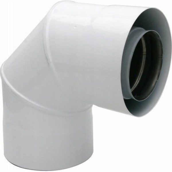Spiroflex 60/100 Double -Walled Knee 90 White
