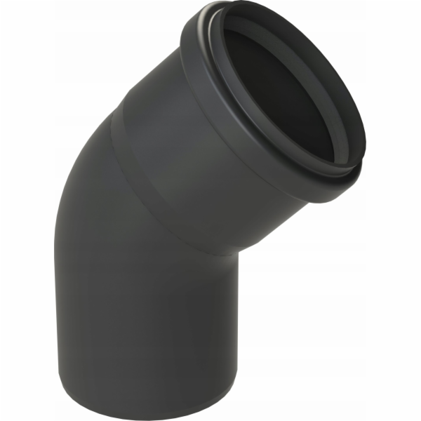 Almeva STARR Koleno 45° DN80 UV stabilní Černá