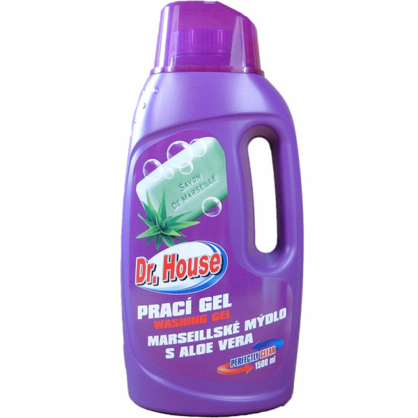 Gel na praní 1,5 l Marseillské mýdlo s Aloe Vera Dr. House