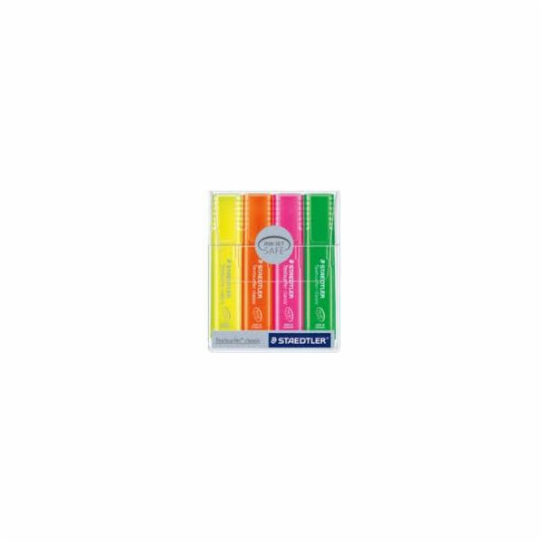 STAEDTLER Zvýrazňovač "Textsurfer classic 364", 4 barvy, ...