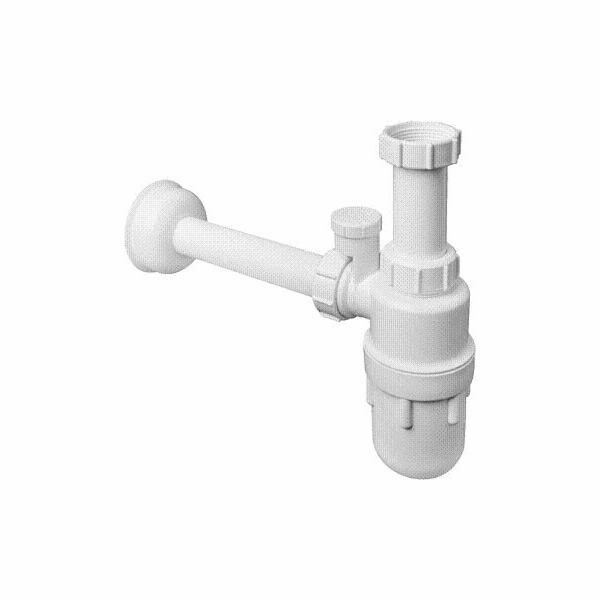 McAlpine láhev Siphon 5/4 DN32 s provzdušňovanou bílou (5...