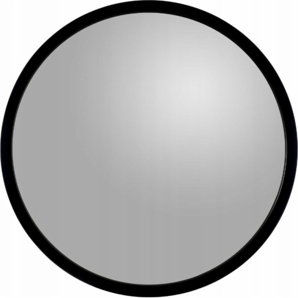 Zrcadlové fáze zrcadlo kulaté fi 65 Moby Black Frame MDF