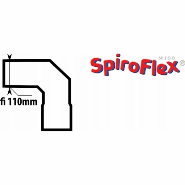 Nastavitelné koleno SpiroFlex 110 z nerezové oceli