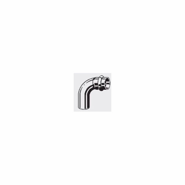 Viega Arch 90 ° 1-kola FKM 22mm (628 253)