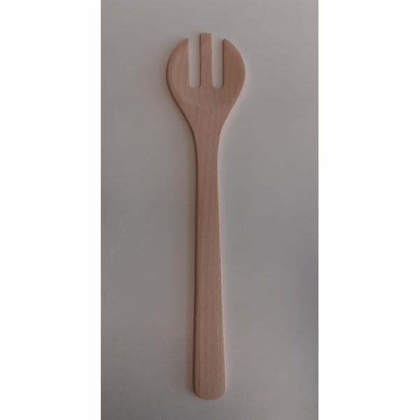 Vařečka kulatá masivní se zářezy 30 cm