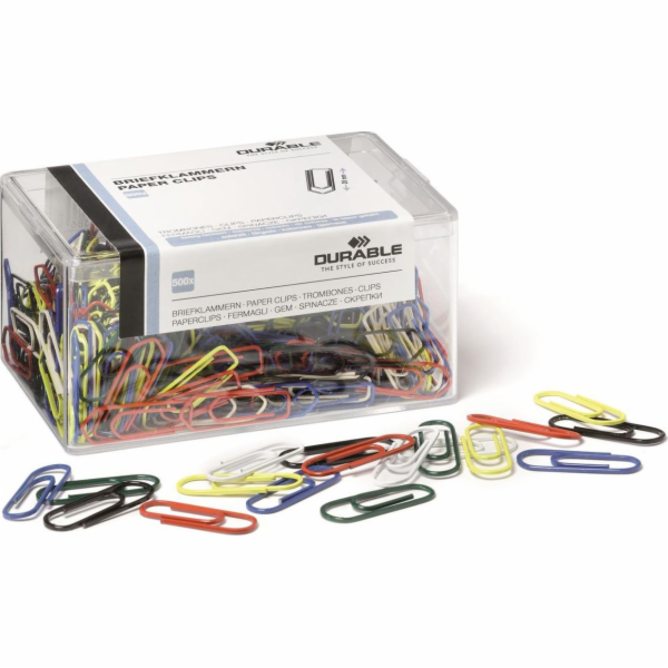 Odolný DURABLE Briefklammern 26mm colorig sortiert 500 Stück
