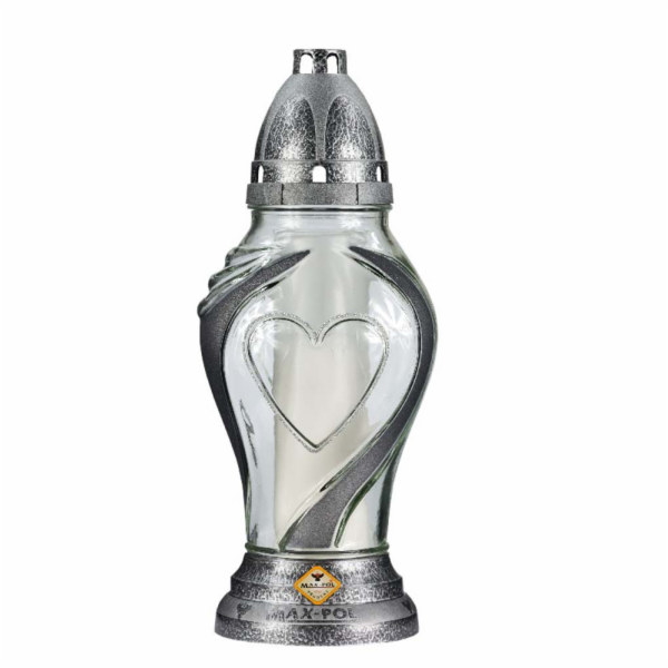 Svíčka&nbsp;hřbitovní&nbsp;140&nbsp;g/32&nbsp;cm&nbsp;sklo&nbsp;čirá