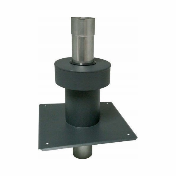 Spiroflex 80/125 Vertical Ending (NV) se střešní deskou -...
