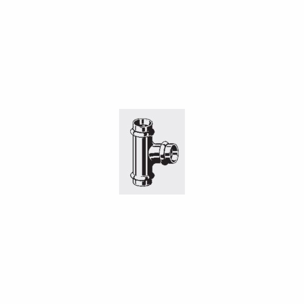 Rovnomerné tričko Viega FKM 18 mm (628 437)