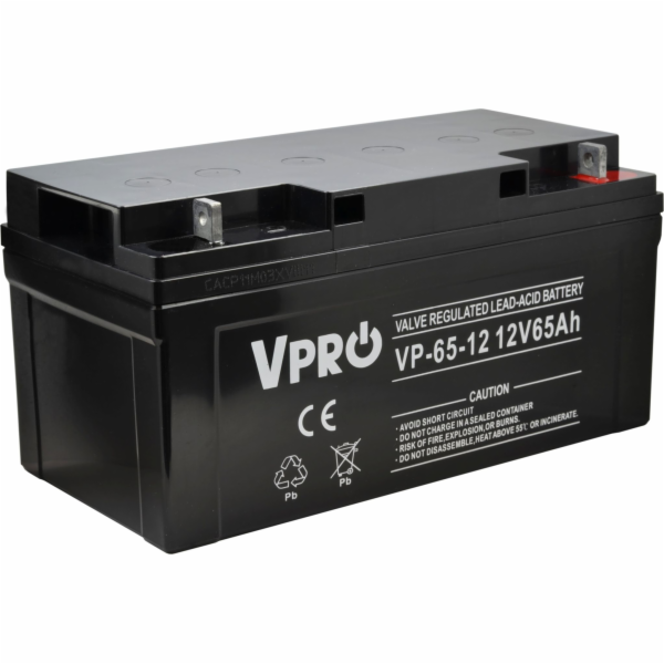 Baterie Volt VPRO 12V/65Ah