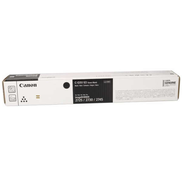 Canon toner C-EXV 63 Toner Black (30 000 s.)