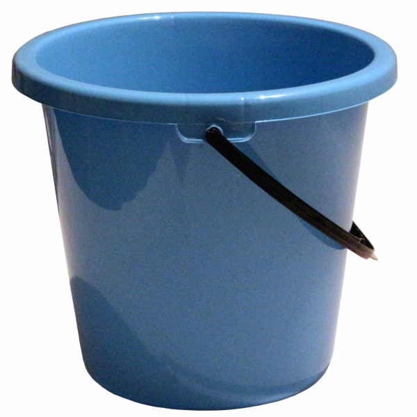 Vědro 10 l bez výlevky 26x26 cm plast mix barev