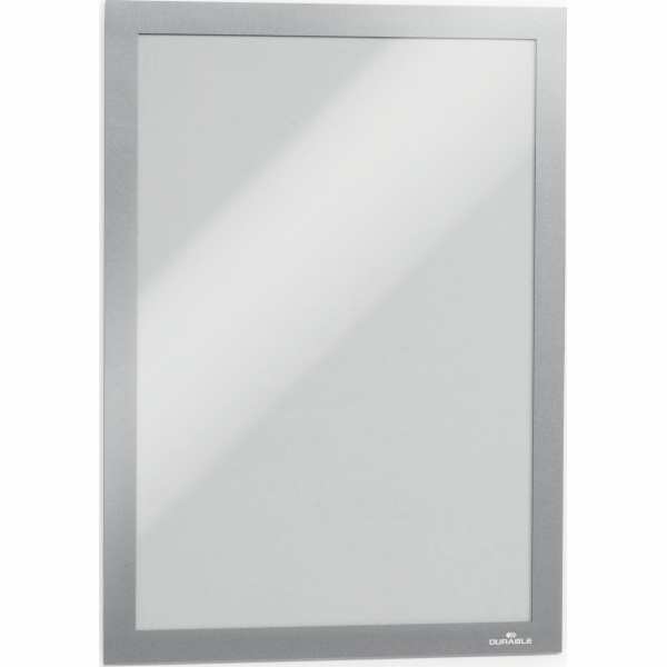 Odolné A4 SAMOLEPÍCÍ MAGNETICKÉ RÁMEČKY STŘÍBRNÉ 10 KS.