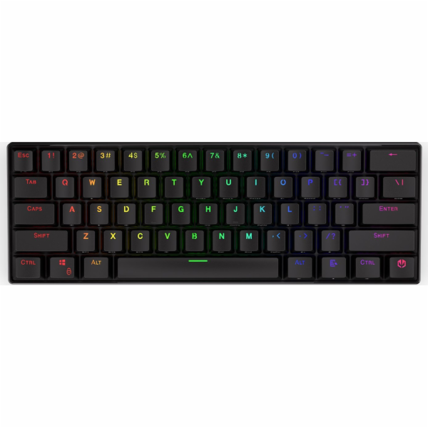 Endorfy herní klávesnice Thock Compact RD RGB /USB/ red s...