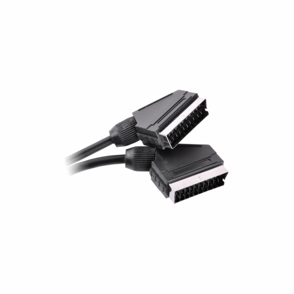 Scart-Scart kabel 1,2 m černý (KPO2705-1,2)