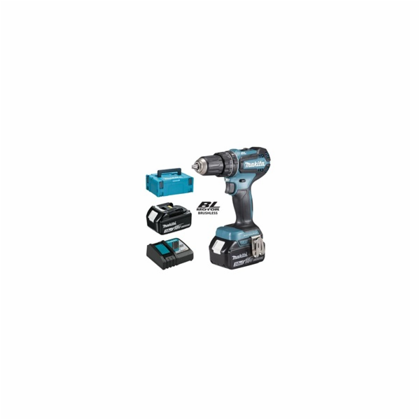 Makita DHP485RFJ Aku bezuhlíkový příklepový šroubovák Li-...