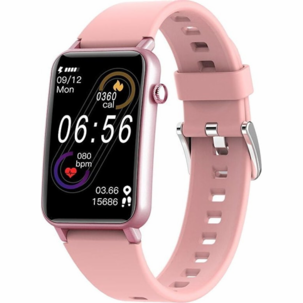 Smartwatch U3 1,57 palce 180 mAh růžová