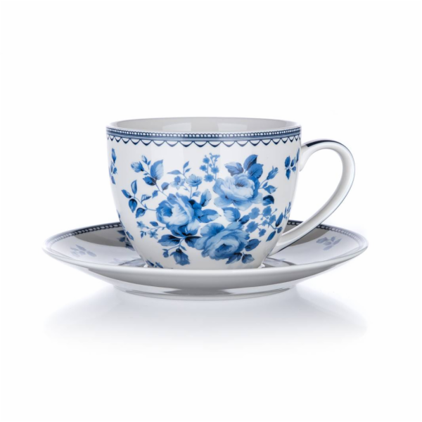 Šálek s podšálkem 280 ml BLUE FLOWER