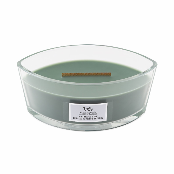 WoodWick WoodWick lístky máty a dub Elipsa 453,6 g