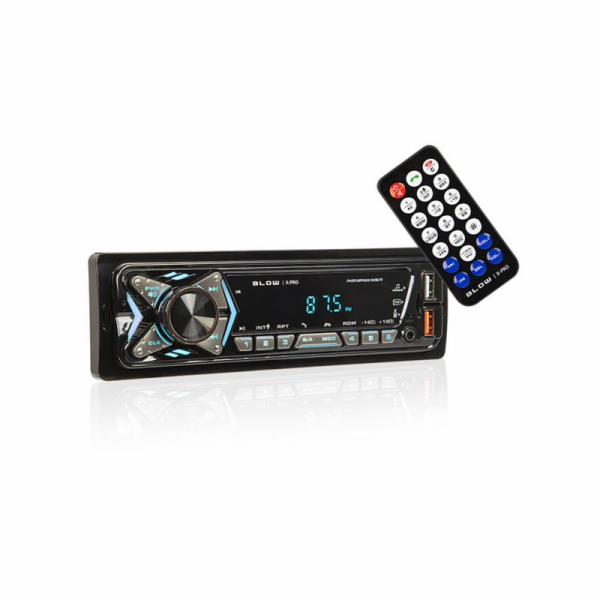BLOW X-PRO MP3/USB/micro USB/BLUETOOTH rádio Auto Černá
