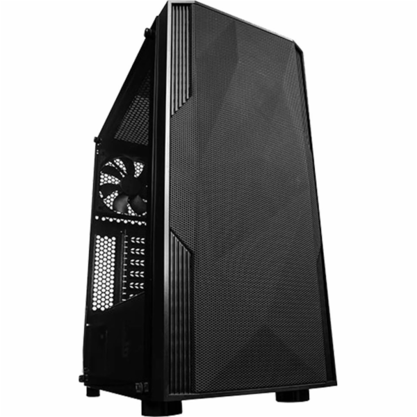 Skříň Logic Agir Mesh + Glass USB 3.0 černá