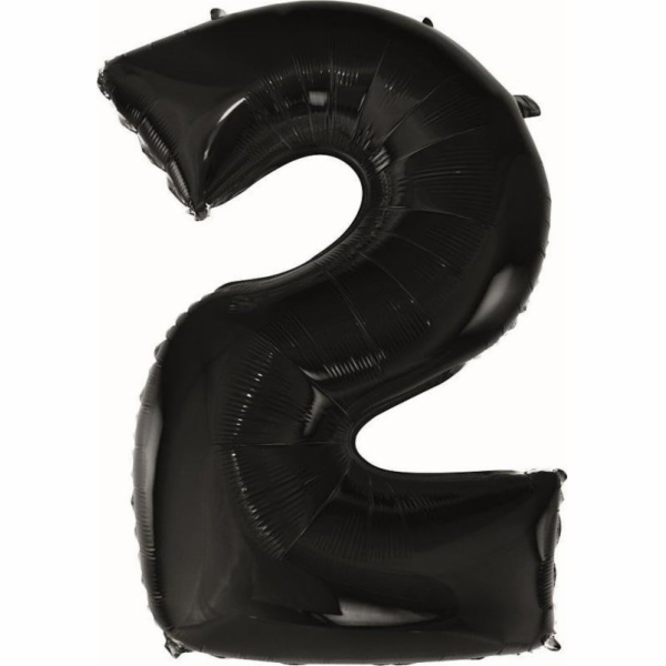 GoDan B&C fóliový balón, černý, 92 cm