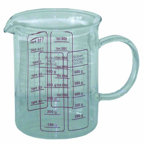 Odměrka 1000 ml sklo Simax typ 3843