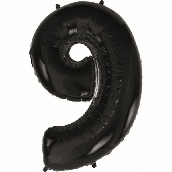 GoDan B&C fóliový balón, černý, 92 cm