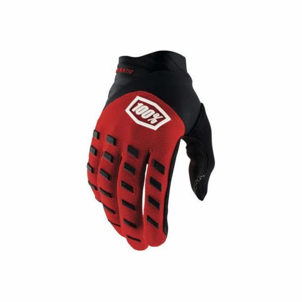100% rukavice 100% Airmatic Youth Glove Red Black Velikos...