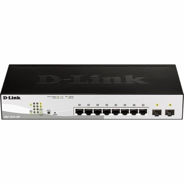 Switch D-Link DGS-1210-10P Gigabit Ethernet (10/100/1000)...