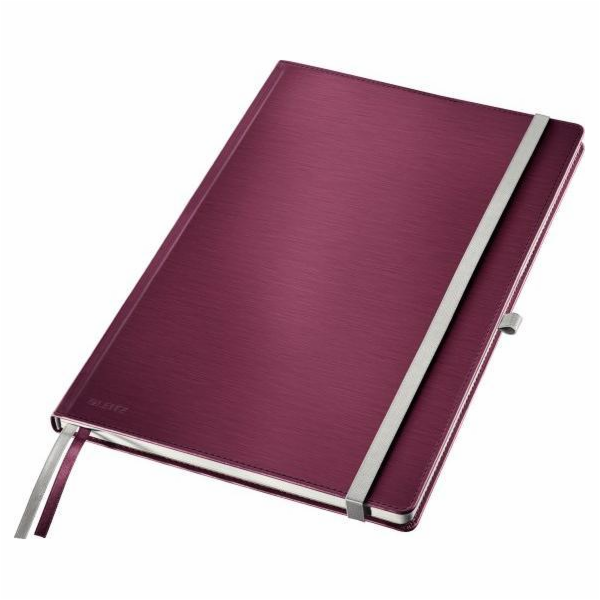 Leitz Leitz Style A4 notebook s pevnou vazbou, kostkovaný...