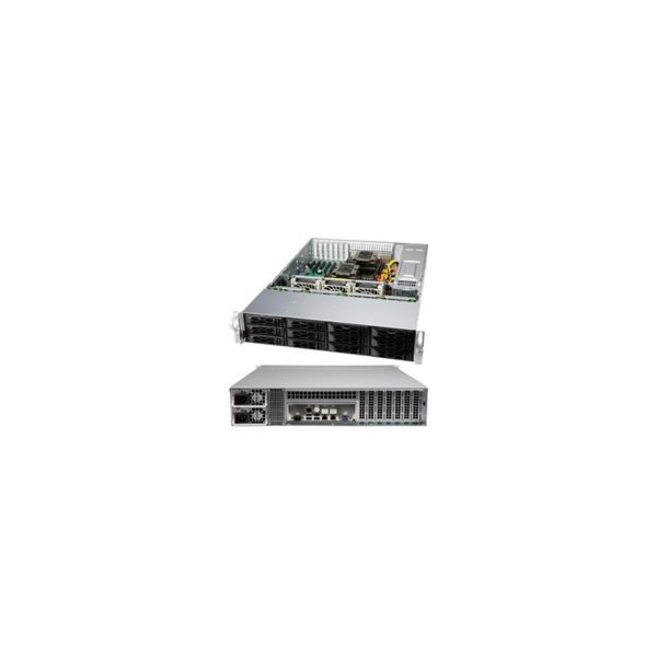 SUPERMICRO 2U chassis 12x 3,5" HS SAS3/SATA/NVMe, 2x920W ...