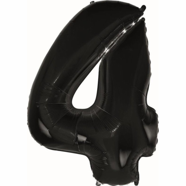 GoDan B&C fóliový balón, černý, 92 cm