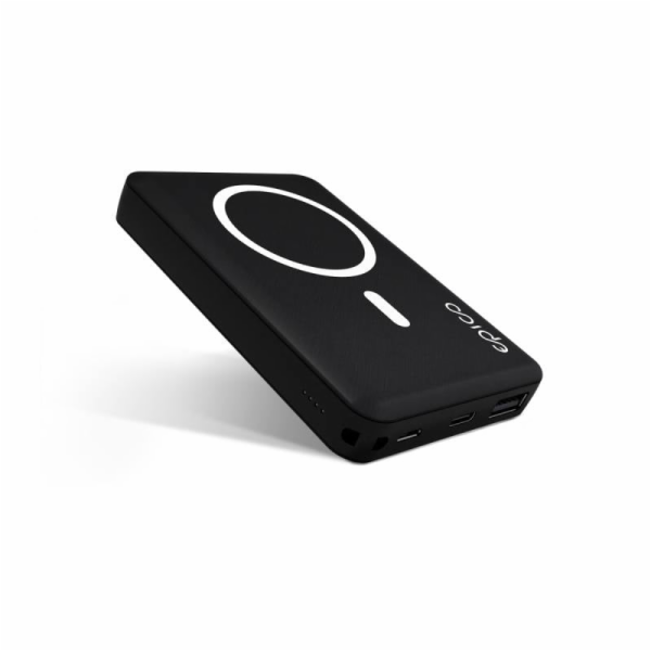 Epico 5000mAh powerbanka s podporou uchycení MagSafe - černá