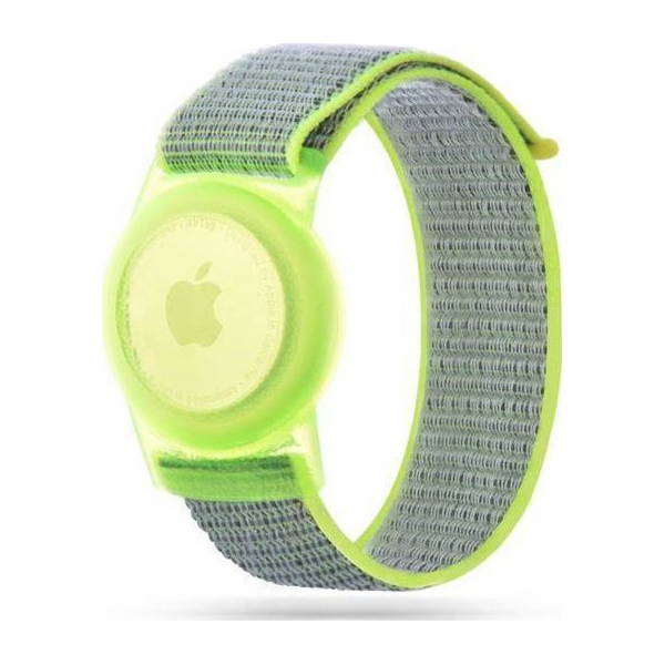 Tech-Protect TECH-PROTECT NYLON PRO DĚTI APPLE AIRTAG LIME