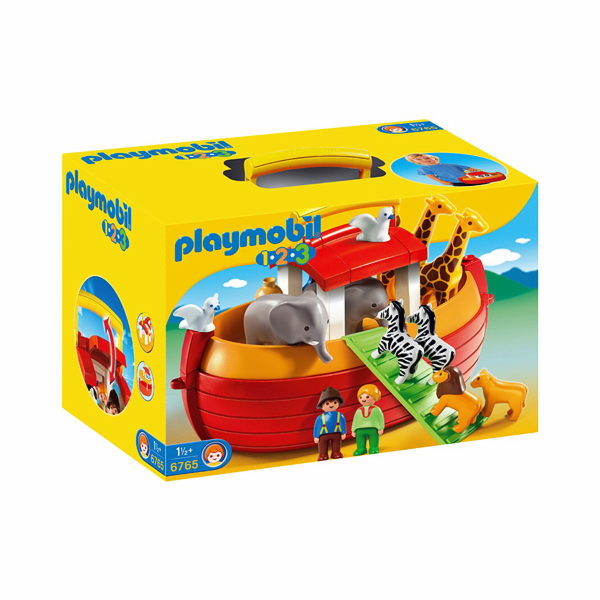 Playmobil 6765 Přenosná Noemova Archa 1.2.3, stavebnice