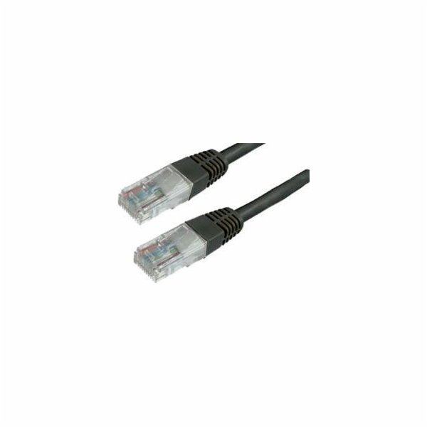 Propojovací kabel MediaRange, U/UTP, Cat6, 2m, černý (MRC...