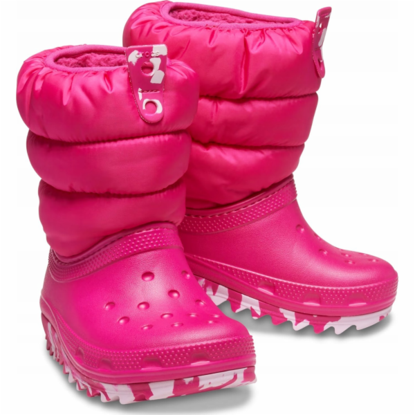Crocs Crocs Classic Neo Puff Boot Toddler 207683-6X0 Růžo...