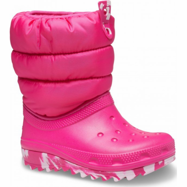 Crocs Crocs Classic Neo Puff Boot Dětské 207684-6X0 Růžov...