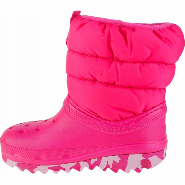 Crocs Crocs Classic Neo Puff Boot Dětské 207684-6X0 Růžov...